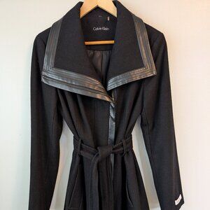 Calvin Klein wool blend coat